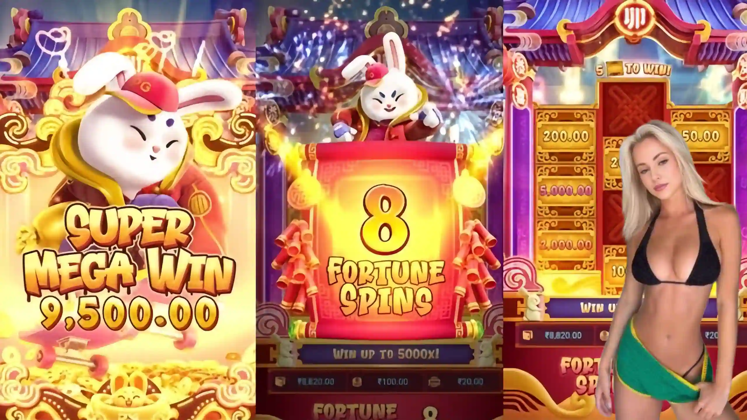 Wild Expansivo Fortune Rabbit 87a - Coelho Dourado que Expande